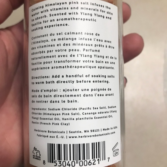 Herbivore Botanical soaking salts - Picture 3 of 3